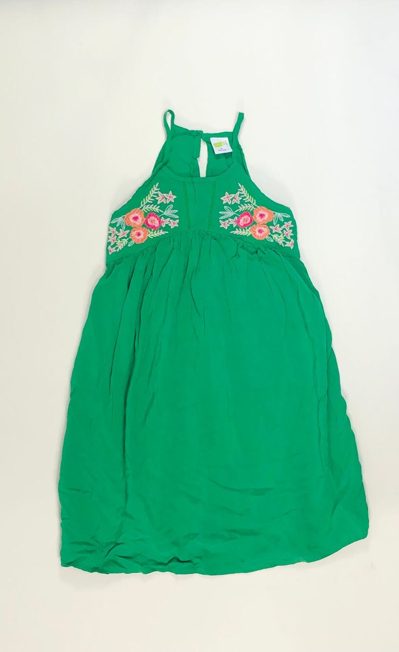 FLORAL EMBROIDERED GIRLS DRESS SIZE 5